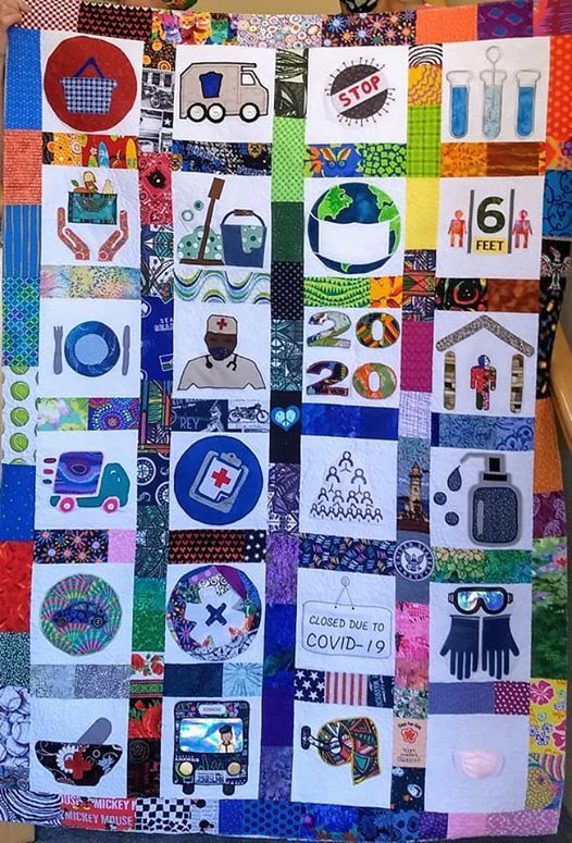 Covid quilt, 7.21.20